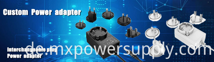 24V1A interchangeable power adapter with ul fcc ce gs kc pse 